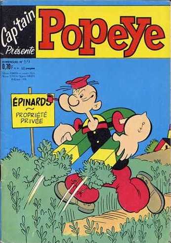 Scan de la Couverture Cap'tain Popeye n 59